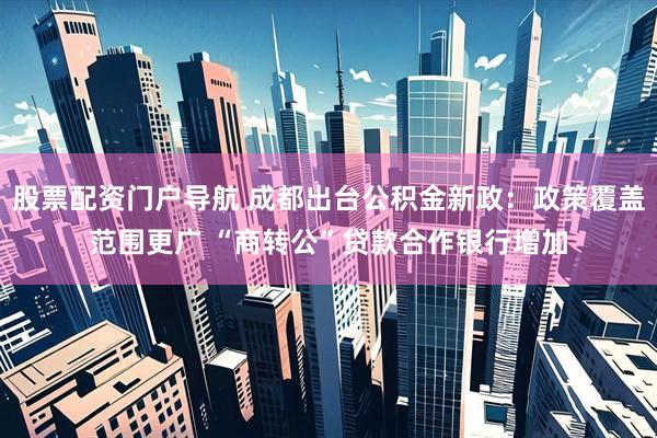 股票配资门户导航 成都出台公积金新政：政策覆盖范围更广 “商转公”贷款合作银行增加